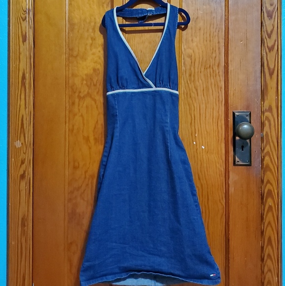 Tommy Hilfiger Jean Halter Dress - Picture 2 of 4